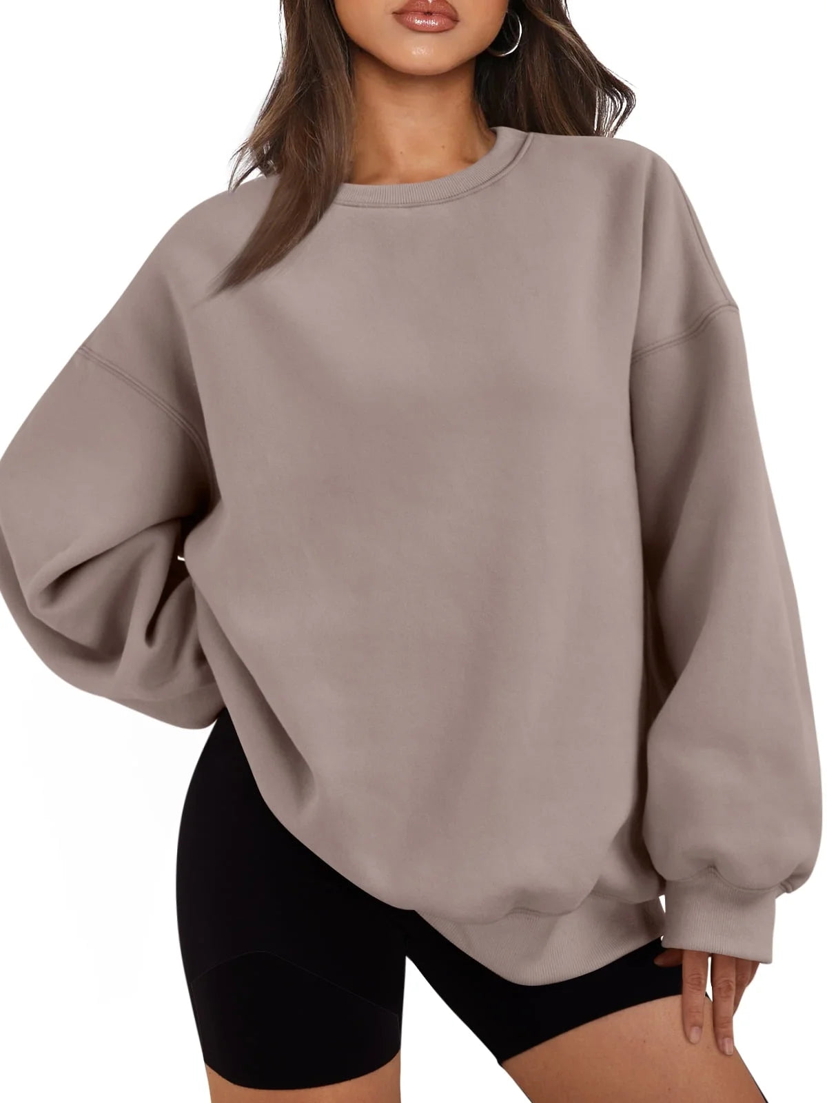 Oversized Sweatshirts for Women Crewneck Y2K Sweaters Casual Tops Comfy Fall Fashion Pullover Outfits Winter Clothes