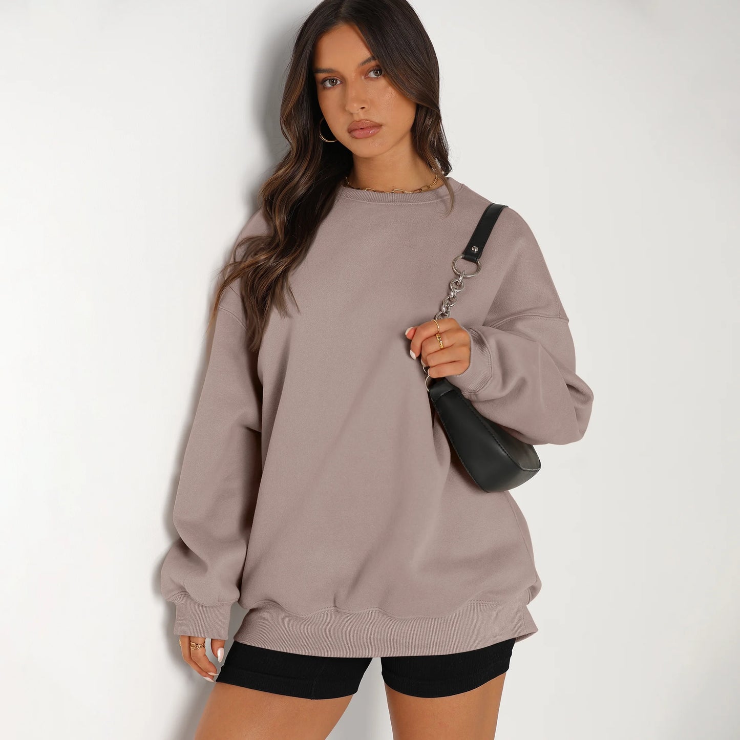Oversized Sweatshirts for Women Crewneck Y2K Sweaters Casual Tops Comfy Fall Fashion Pullover Outfits Winter Clothes
