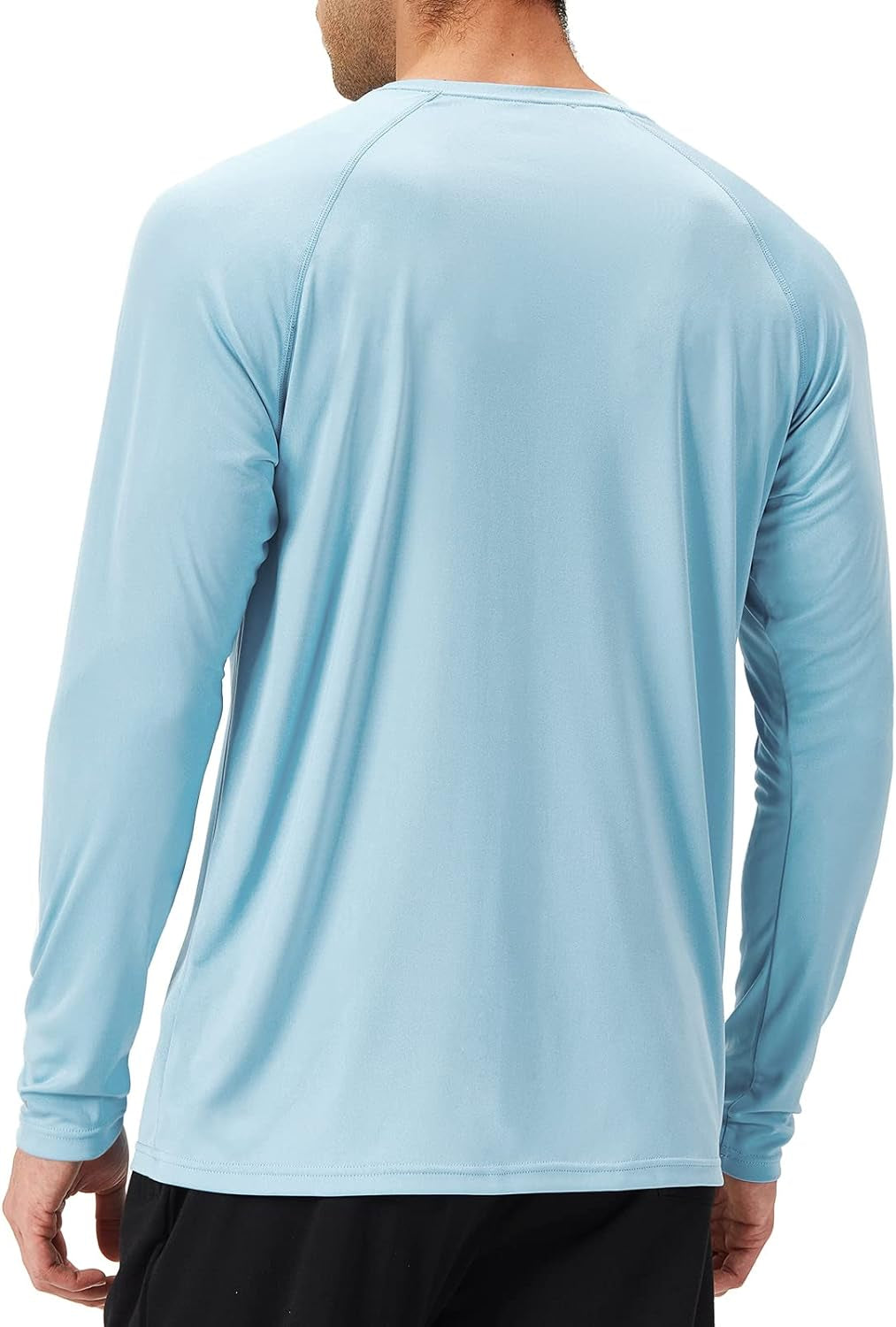 Men's UPF 50+ Sun Protection Long Sleeve Rash Guard Shirts - Lightweight, Quick-Dry Swim Shirts for UV Defense