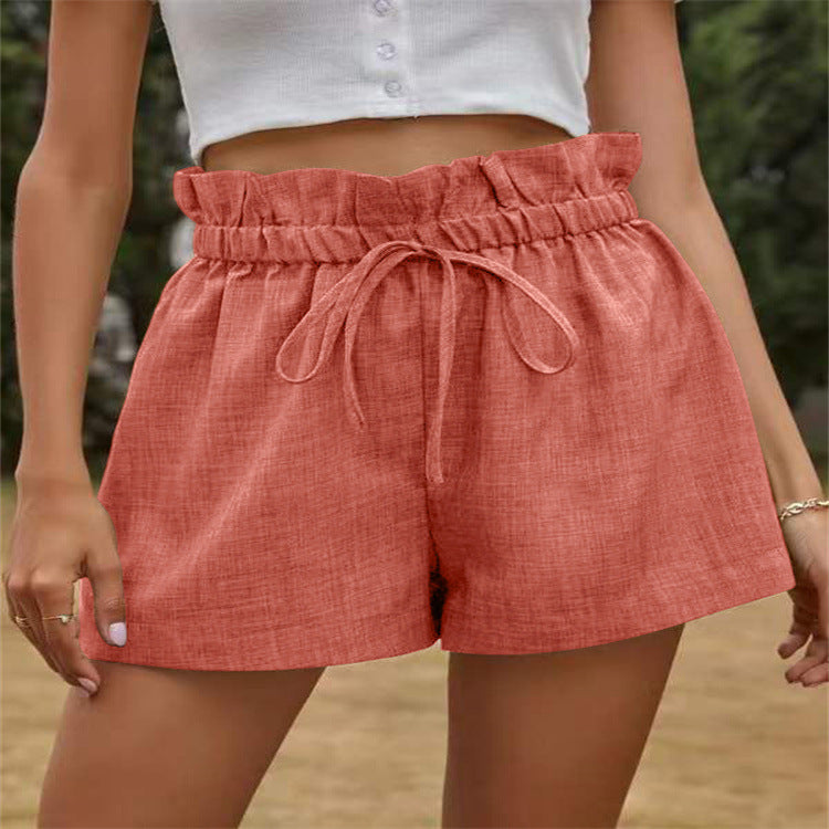 Haven Wide-Leg Shorts – Lace-Up Waist - Sharpline Insights, LLC