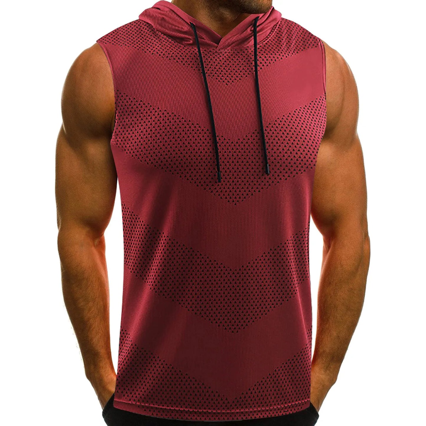 Men's Hooded Sleeveless Tank Top - Breathable Loose-Fit Vest for Basketball, Running, Fitness, and Casual Wear | Lightweight & Versatile Workout Shirt