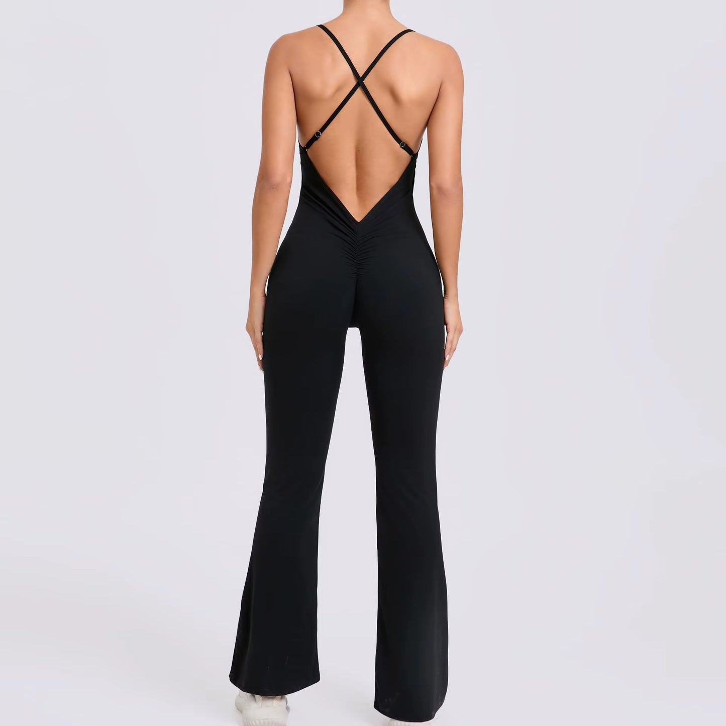 Female Sexy Back V Gym Suit Set Woman Training Yoga Suit Sportswear Woman Sports Suit Clothes Fitness Elastic Training Suits
