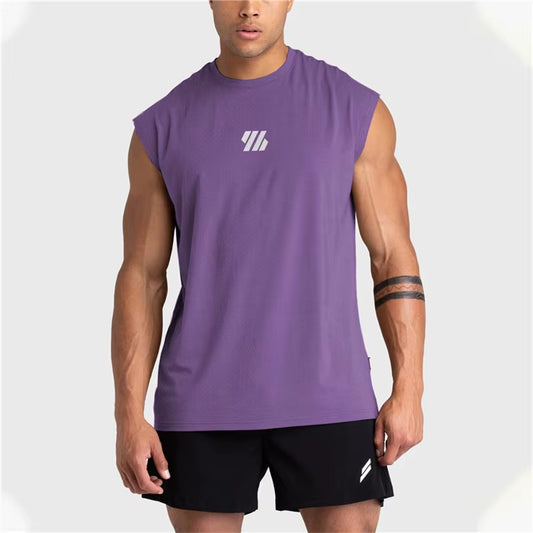 Sleeveless Sports Tank Top Quick-Drying Mesh Fitness Running