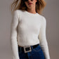 Ribbed Cropped Sweater