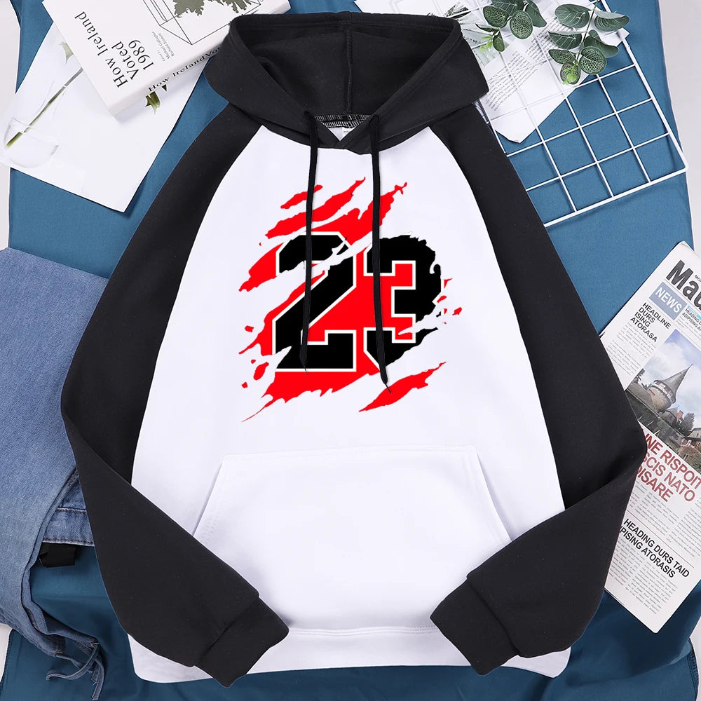 Letter 23 Raglan Hoodie