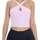 Crisscross Grecian Neck Active Cami