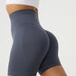 High Waist Wide Waistband Active Shorts