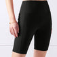 Pocketed High Waist Active Shorts - Sharpline Insights, LLC