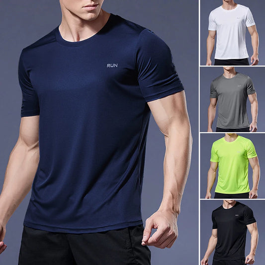 ProRun Quick-Dry Tee – Athletic Compression Fit"