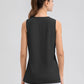 Slit Round Neck Tank