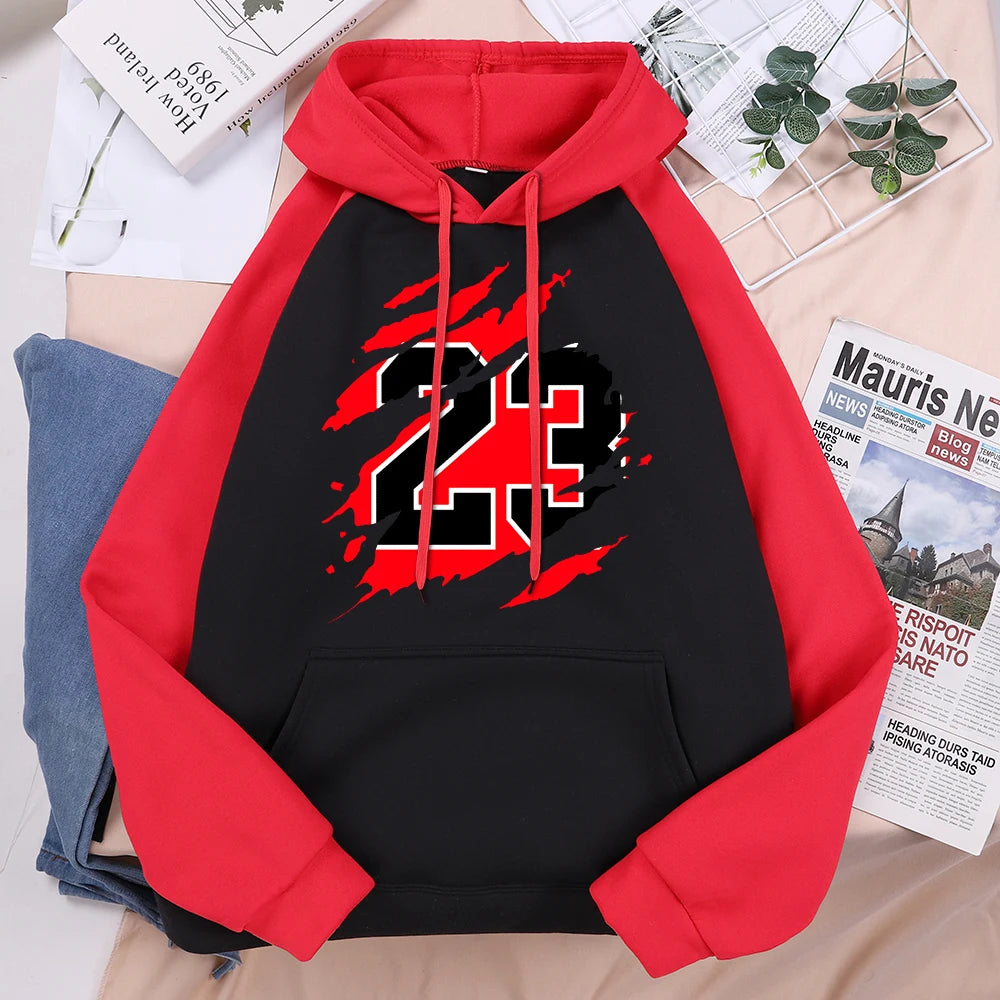 Letter 23 Raglan Hoodie