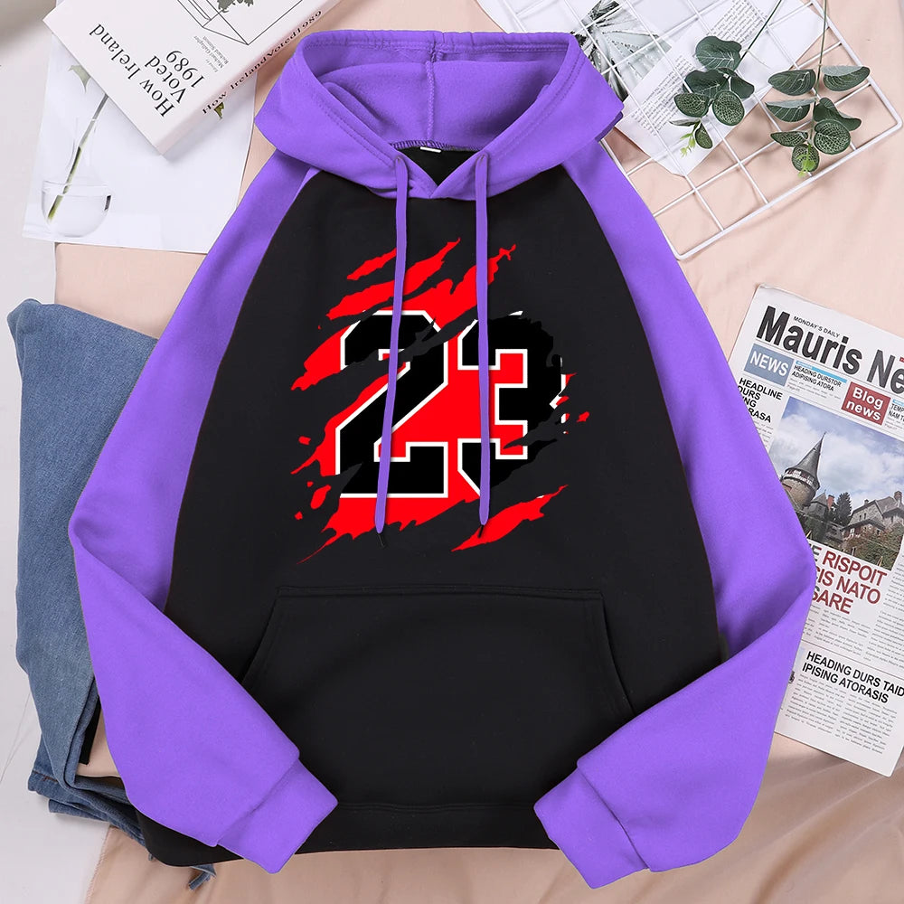 Letter 23 Raglan Hoodie