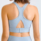 Double Take Square Neck Racerback Cropped Tank