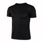 Quick-Drying round Neck Sport T-Shirt Gym Fitness Shirt Trainer Running T-Shirt Men Breathable Sportswear