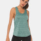 Full Size Scoop Neck Wide Strap Active Tank