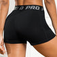 Elastic Waist Active Shorts with Pockets