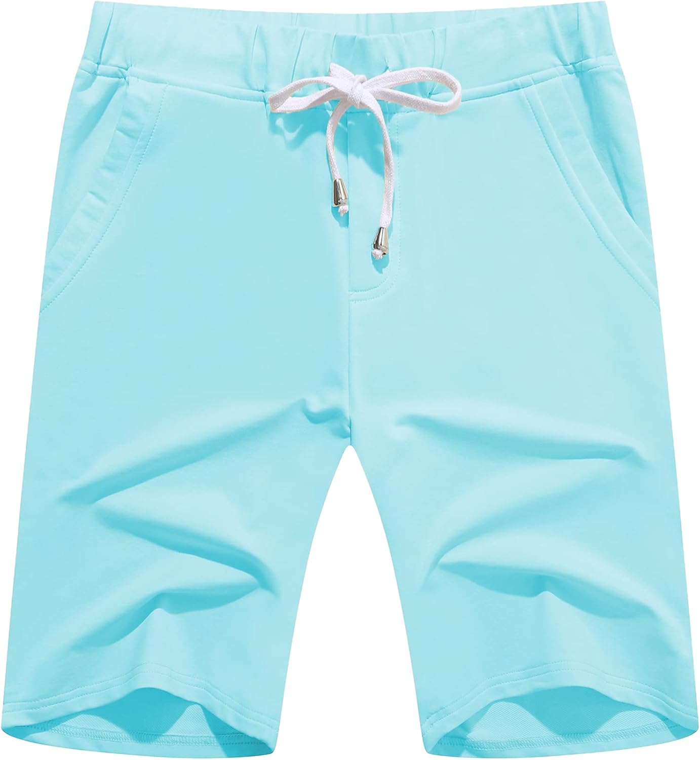 Men's Casual Elastic Jogger Shorts - Gym Active Shorts with Pockets for Comfort & Style