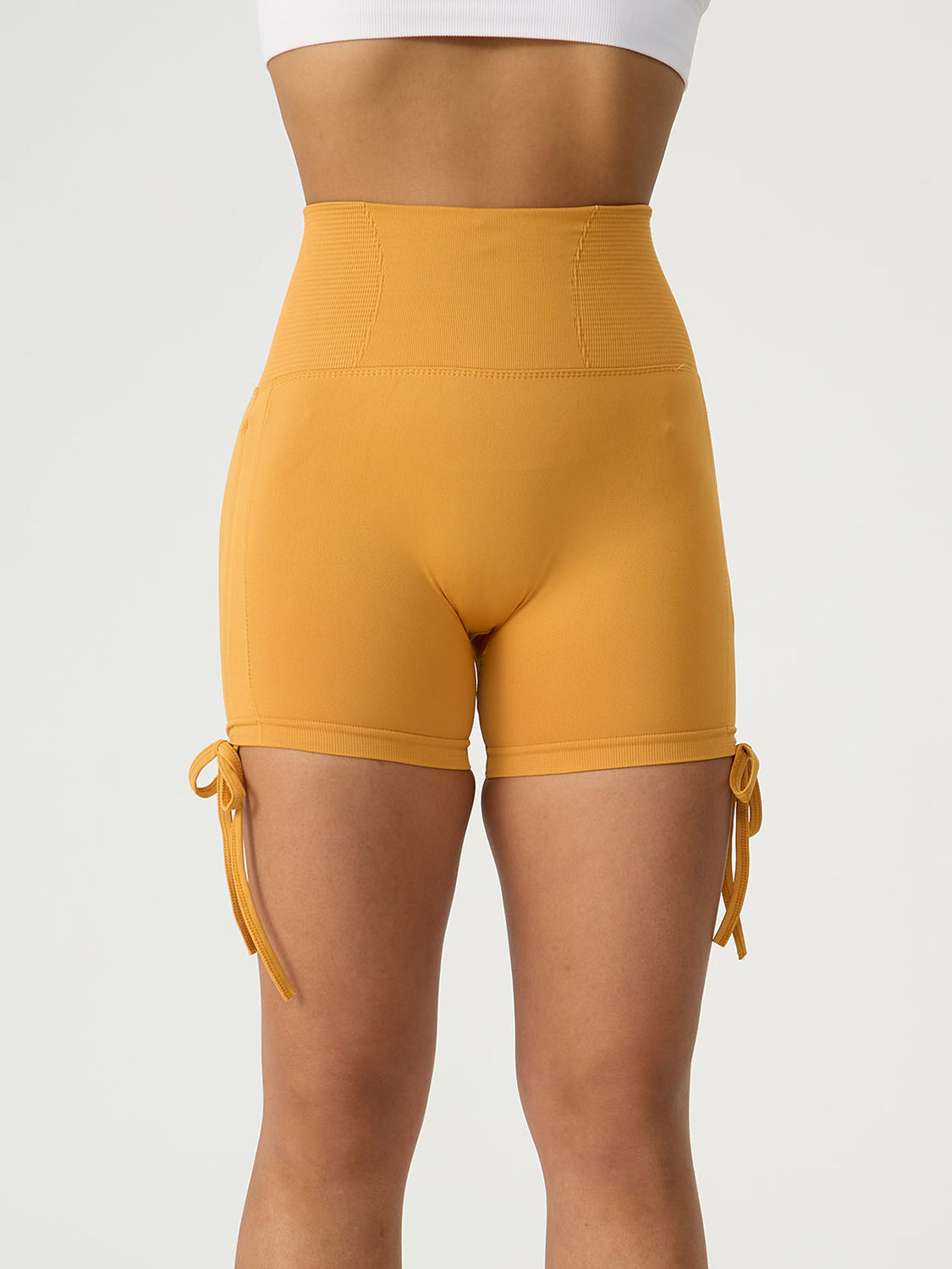 Drawstring High Waist Active Shorts - Sharpline Insights, LLC