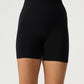 High Waist Wide Waistband Active Shorts