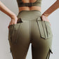 High Waist Active Pants with Pockets