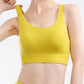 Scoop Neck Wide Strap Active Bra