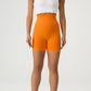 High Waist Wide Waistband Active Shorts