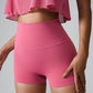 High Waist Active Shorts