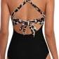 Tied Crisscross Cutout One-Piece Swimwear - Sharpline Insights, LLC