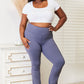 Basic Bae Wide Waistband Bootcut Sports Pants