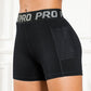 Elastic Waist Active Shorts with Pockets