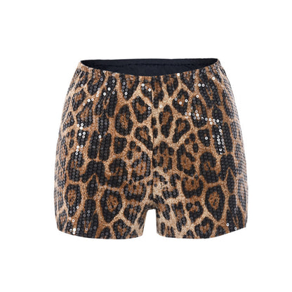 Leopard Print Shorts