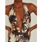 V Neck Backless Swimsuit - Sharpline Insights, LLC