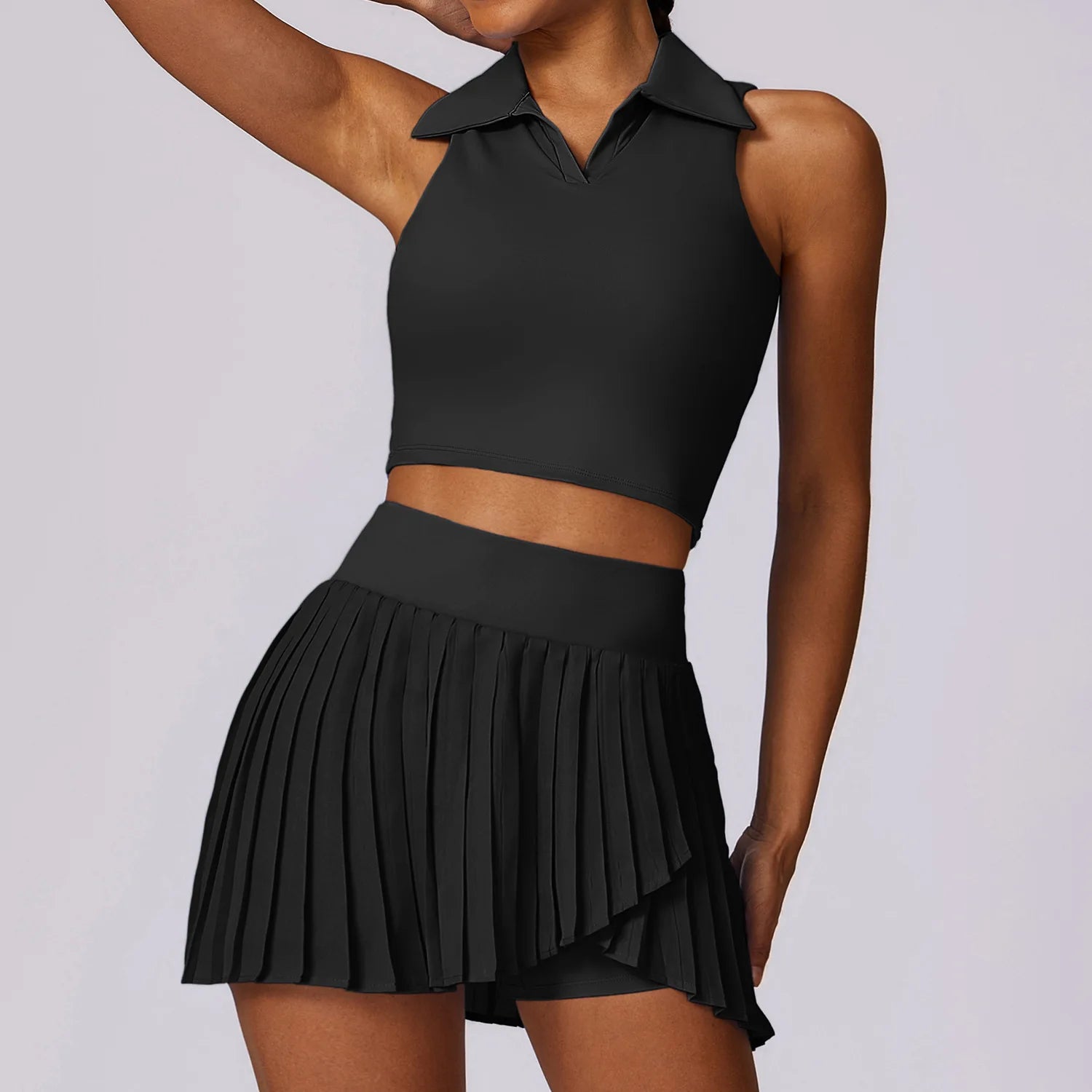 Women's 2-Piece Ventilate Yoga Skirt Set - Sharpline Insights, LLC