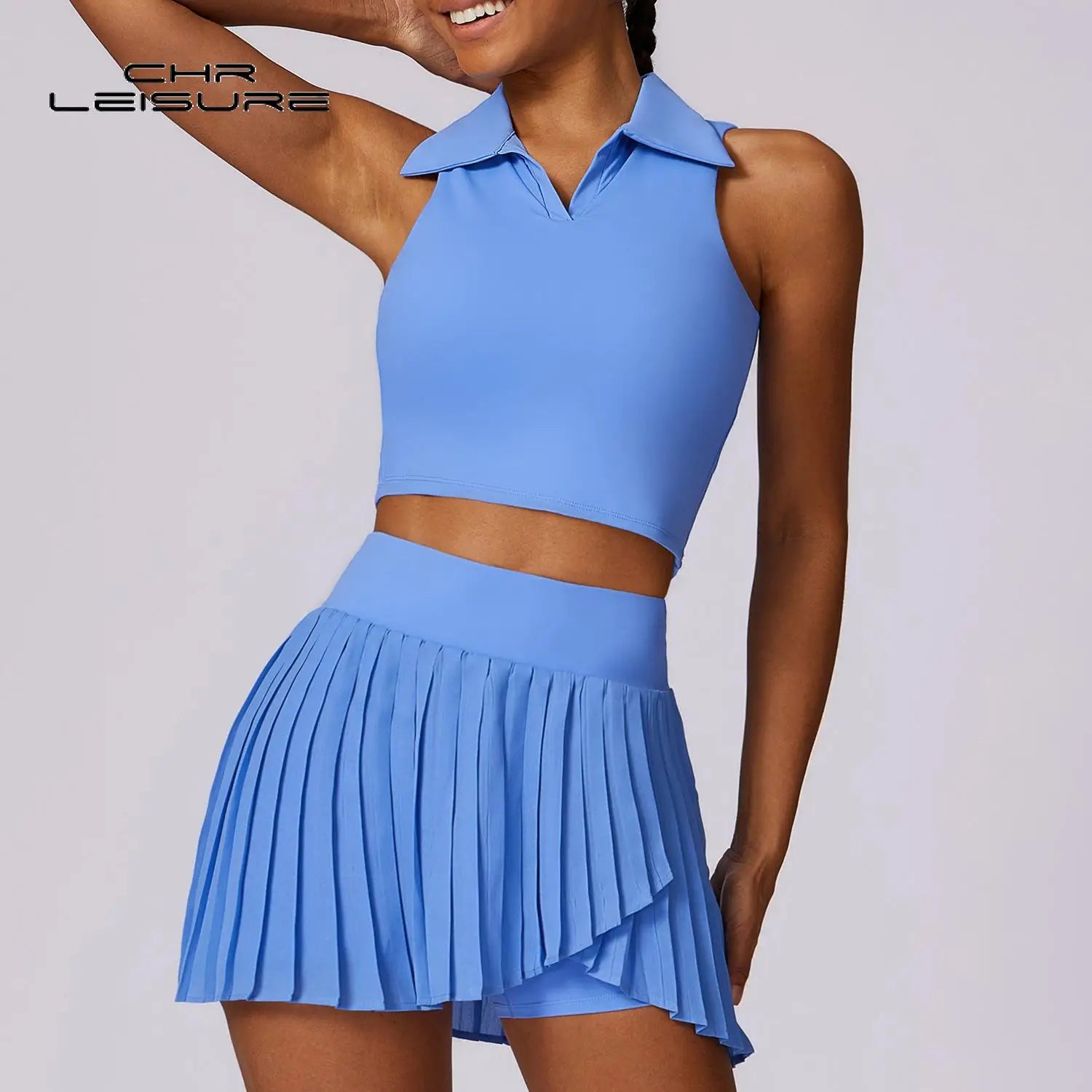 Women's 2-Piece Ventilate Yoga Skirt Set - Sharpline Insights, LLC