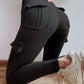 High Waist Active Pants with Pockets