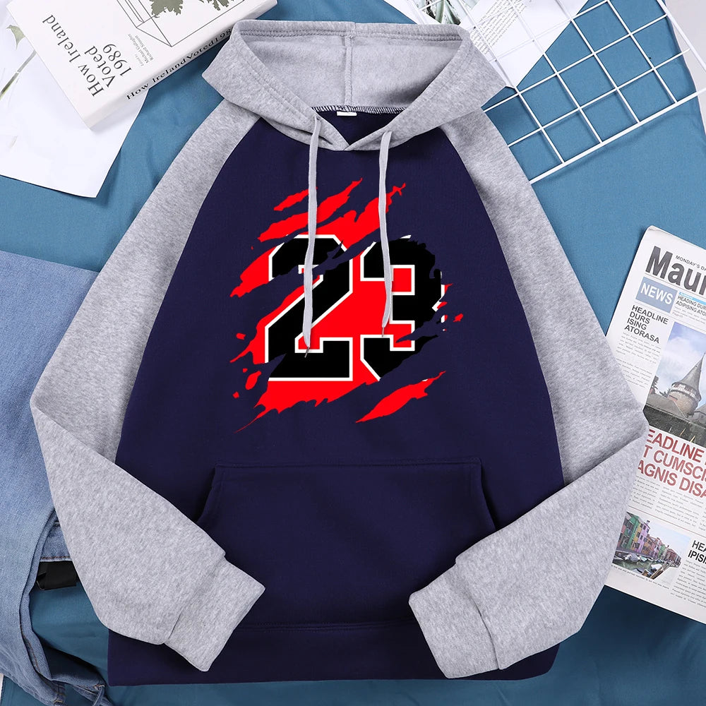 Letter 23 Raglan Hoodie