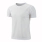 Quick-Drying round Neck Sport T-Shirt Gym Fitness Shirt Trainer Running T-Shirt Men Breathable Sportswear
