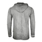 Long Sleeve Vintage Oil Wash Garment Dye Hooded Henley