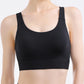 Scoop Neck Wide Strap Active Bra