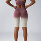 Women's 2-Piece Workout Sets - Seamless Crop Tank & High-Waist Shorts or Sport Bra & Yoga Leggings