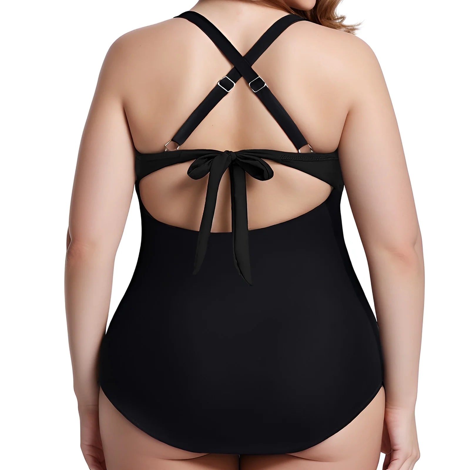 Elegance Cutout One-Piece – Tummy Control Wrap Swimsuit