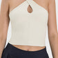 Crisscross Grecian Neck Active Cami