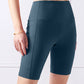 Pocketed High Waist Active Shorts - Sharpline Insights, LLC