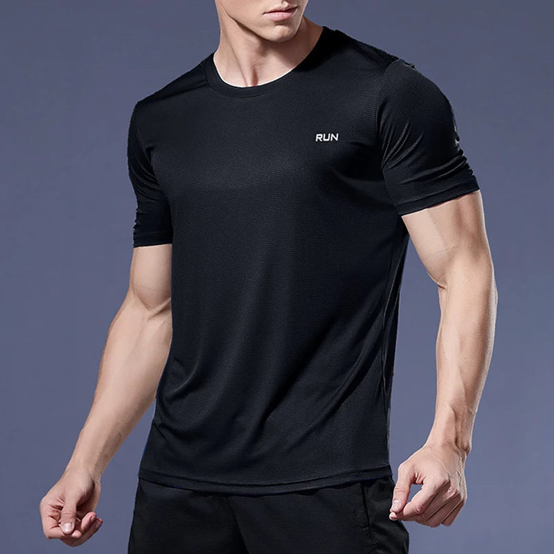 ProRun Quick-Dry Tee – Athletic Compression Fit"