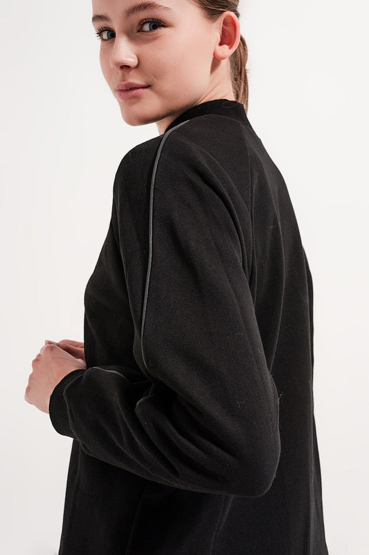 High Neck Sweatshirt