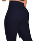 Women's 2-Piece Workout Sets - Sexy Crop Top + High Waisted Flared Long Pants