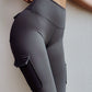 High Waist Active Pants with Pockets