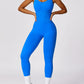 Basic Bae Sleeveless Cutout Racerback Active Jumpsuit