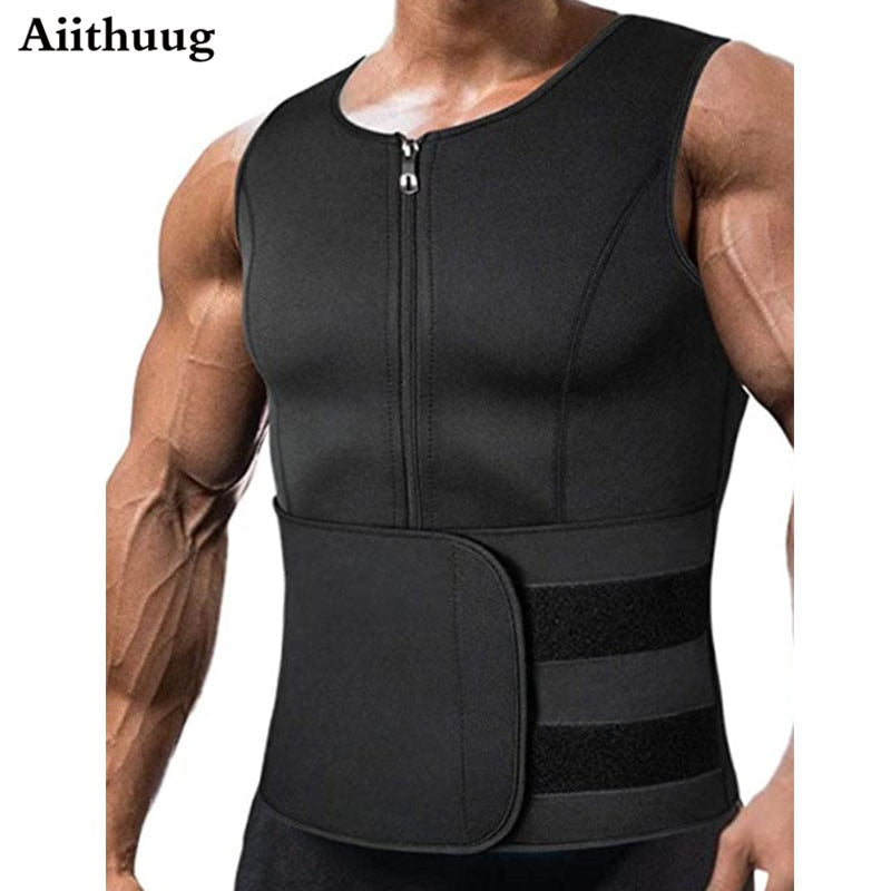 Aiithuug Sauna Vest for Men Waist Trainer - Sharpline Insights, LLC