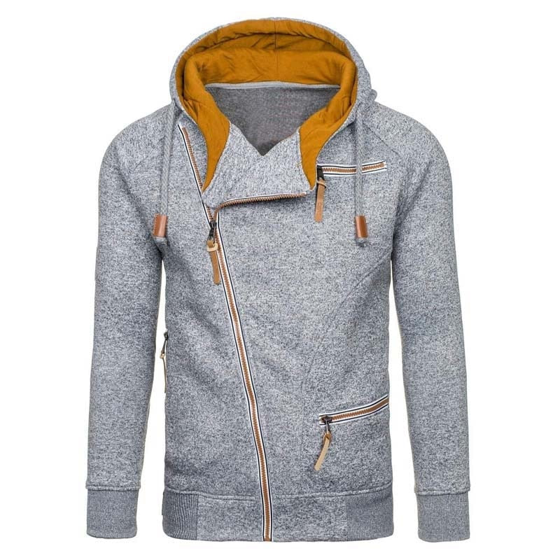 New Hoodie Men 2021 Autumn Casual Solid Long Sleeve Mens Hoodies - Sharpline Insights, LLC